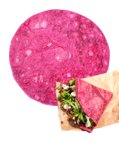 Tortilla Ambient pšeničná Red Beet (25cm) 10ks